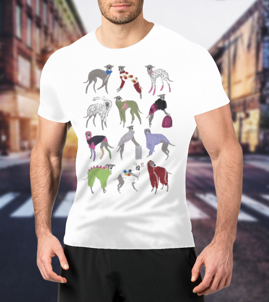 Tika The Iggy Fashion Dogs In Colorful Outfits T-Shirt