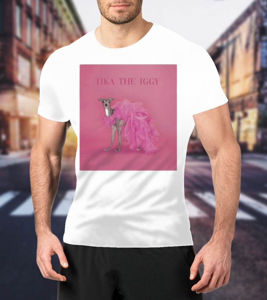Tika The Iggy Pink Ruffle Fashion Tour T-Shirt