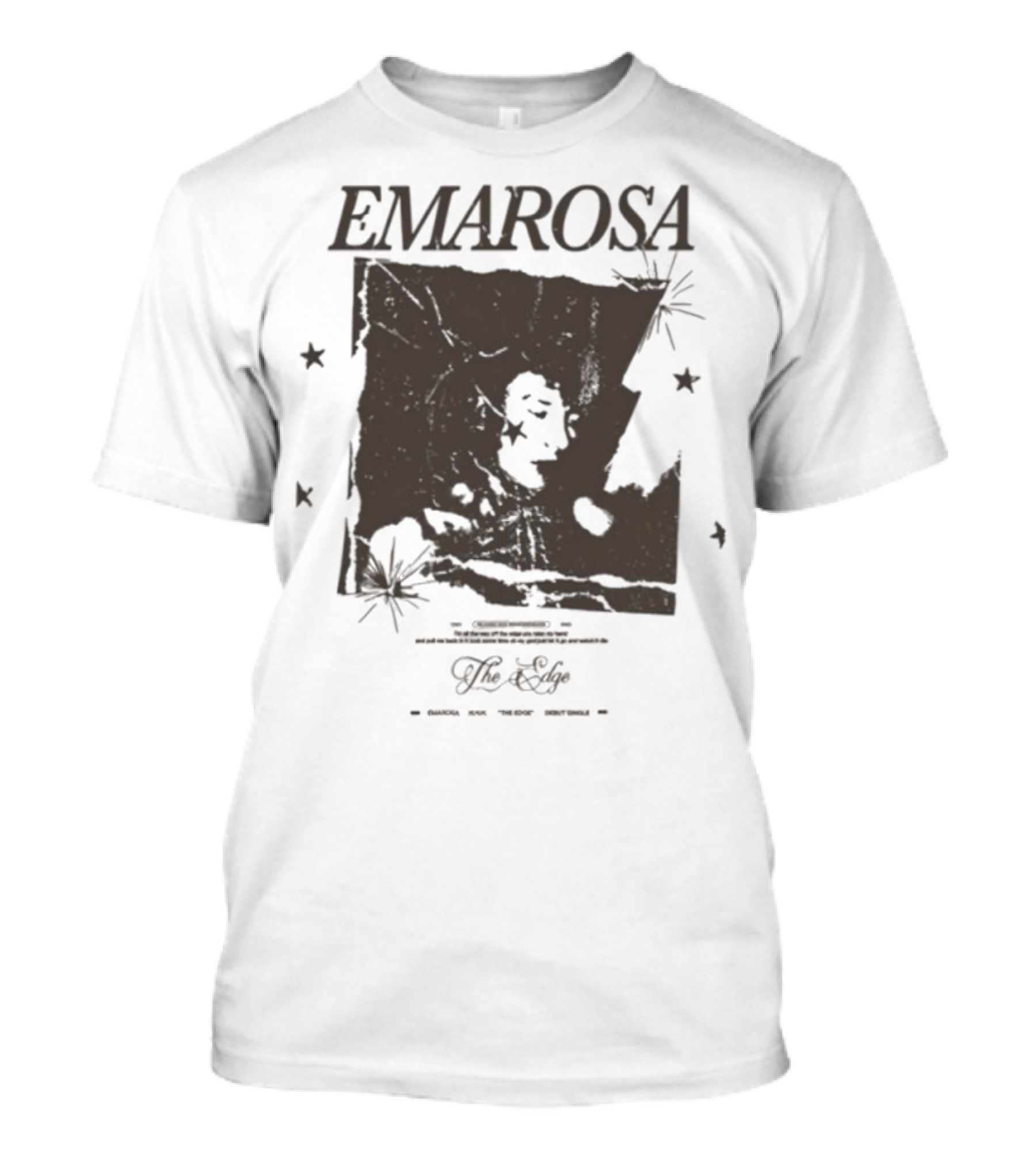 Emarosa The Edge Stars And Map Vintage Style T-Shirt