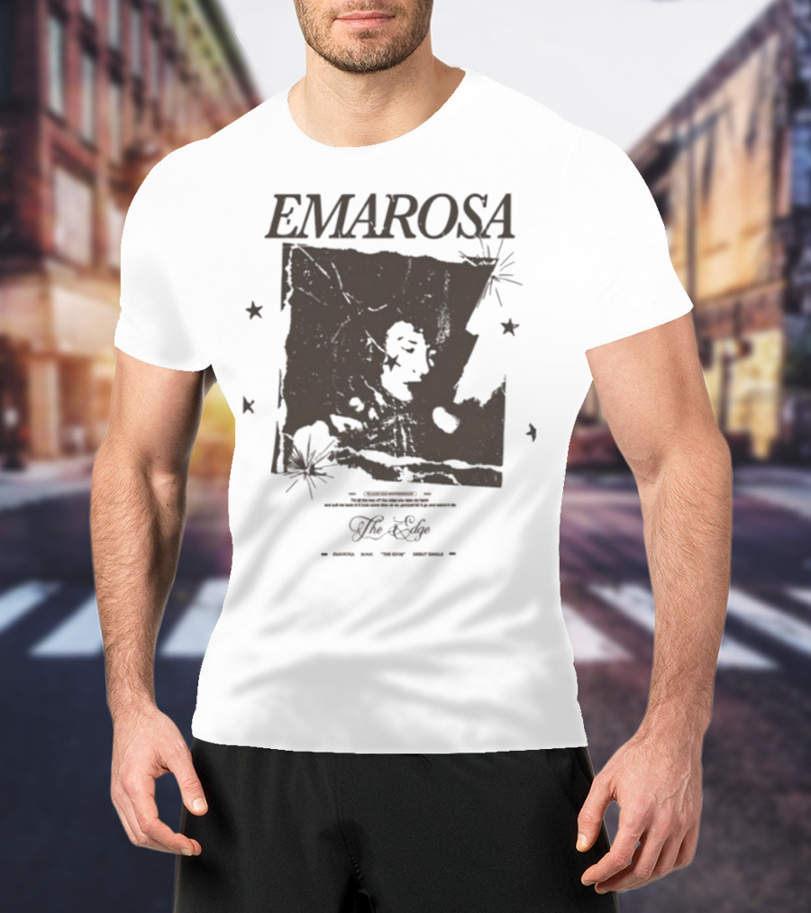 Emarosa The Edge Stars And Map Vintage Style T-Shirt