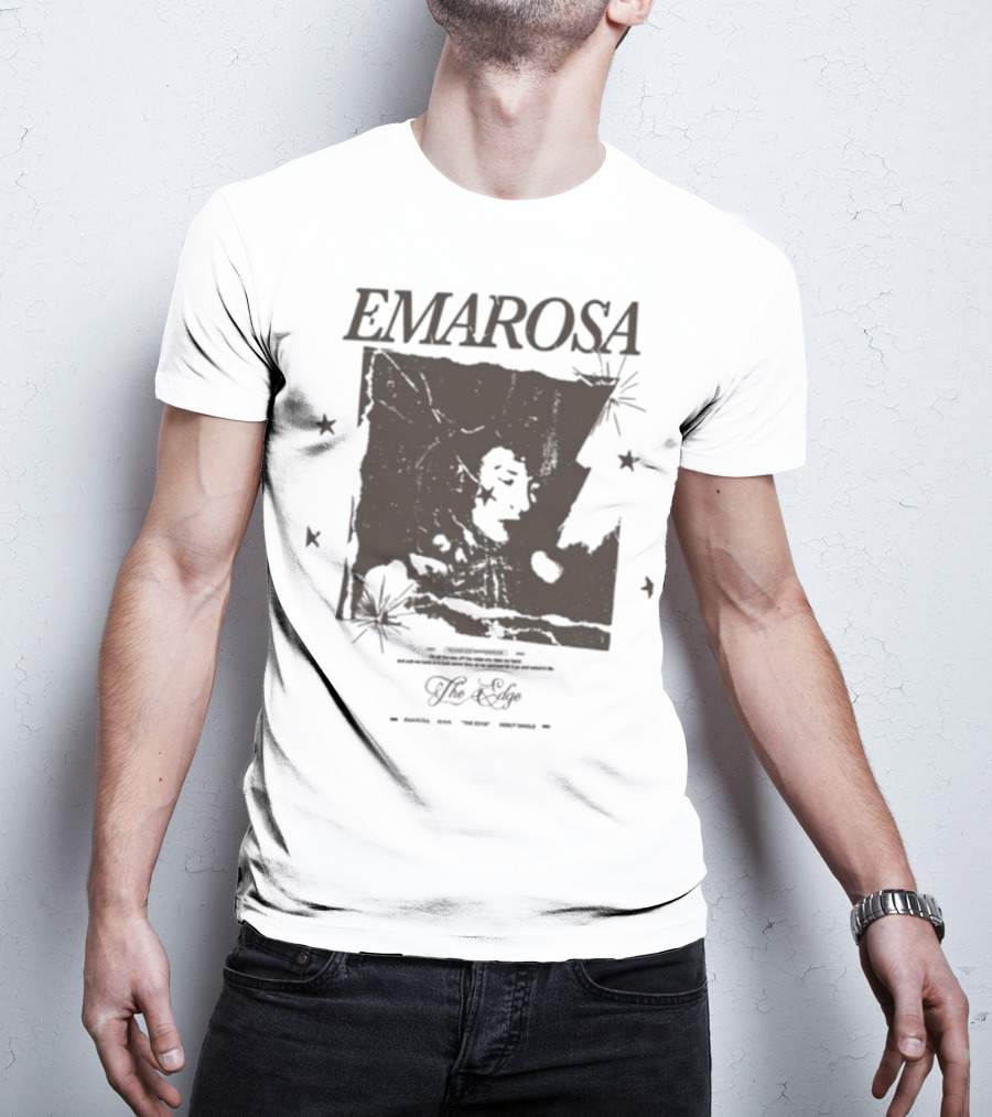 Emarosa The Edge Stars And Map Vintage Style T-Shirt