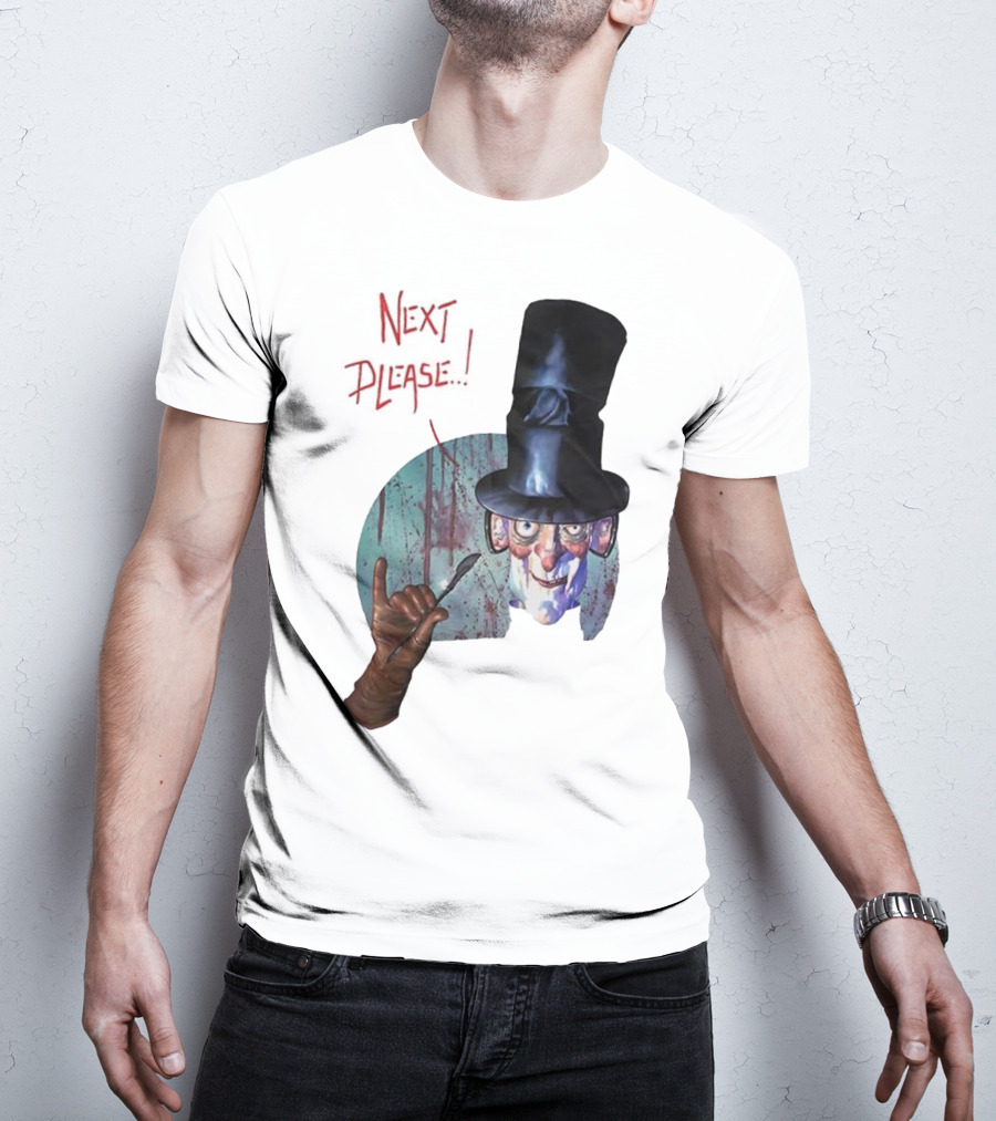 John Bolton1989 Next Please Horror Graffiti Halloween T-Shirt