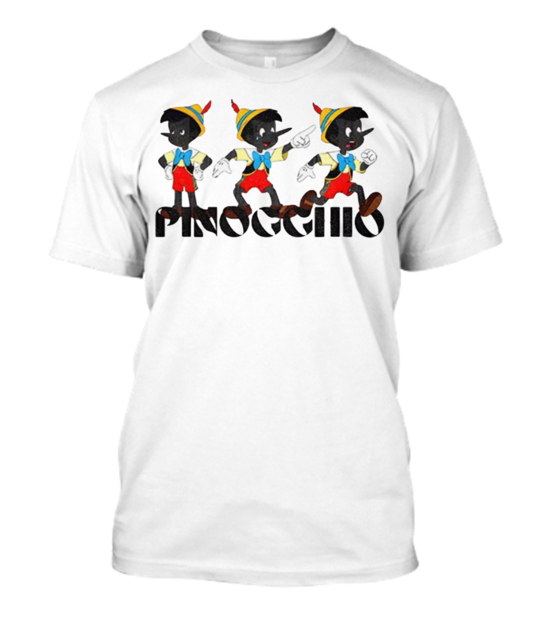 Pinocchio Trio Adventure Classic Disney Character Vintage Style T-Shirt