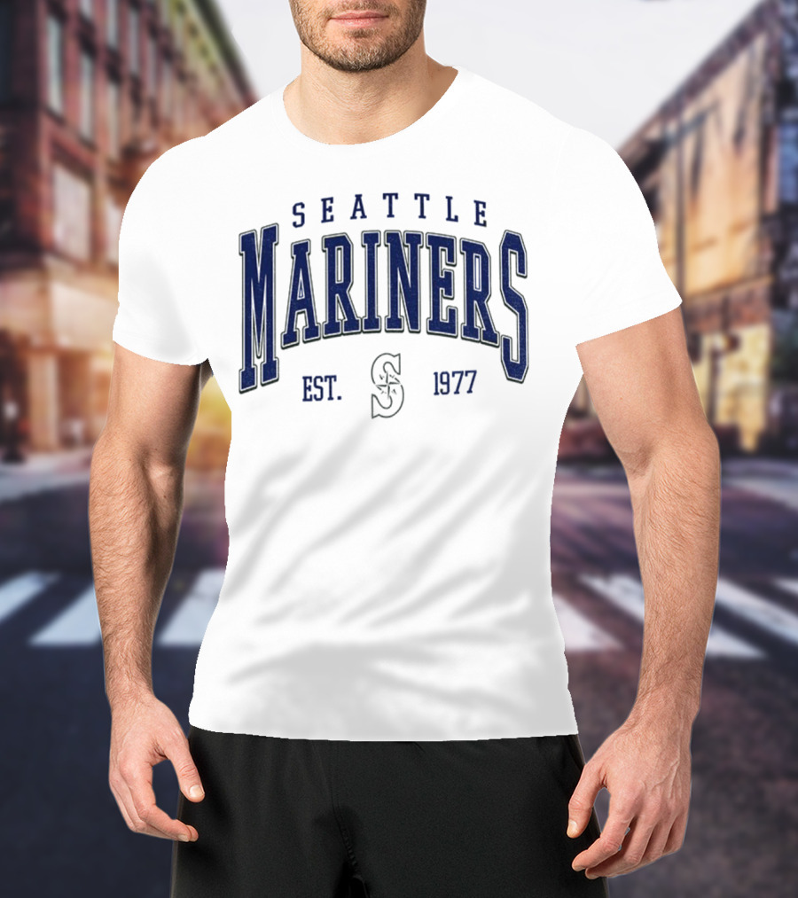 Seattle Mariners Est 1977 Vintage MLB Baseball T-Shirt