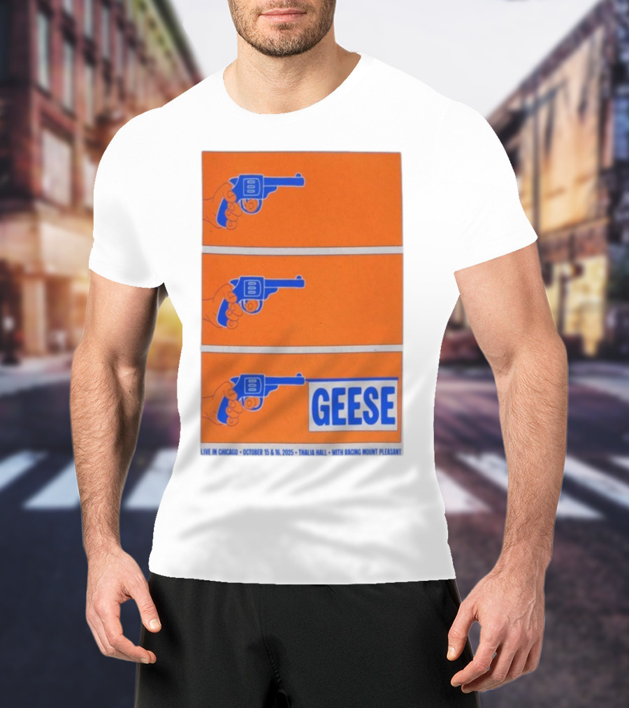 GEESE Live In Chicago Thalia Hall October 15 16 2025 Racing Mount Pleasant T-Shirt