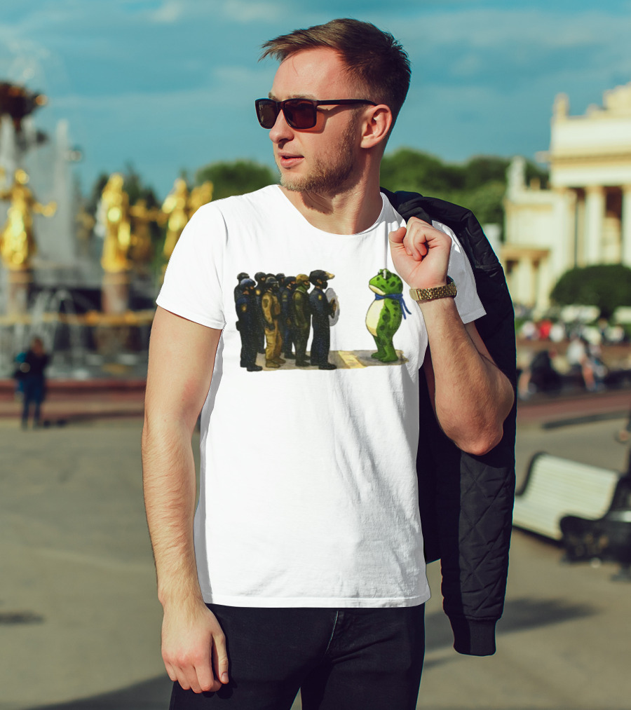 Portland Frog Protest Against ICE Deportation Resistance T-Shirt