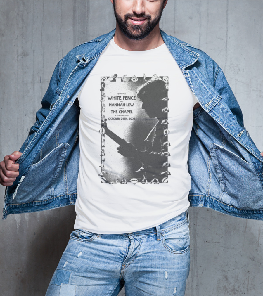 White Fence And Hannah Lew Live At The Chapel San Francisco October 24th 2025 T-Shirt