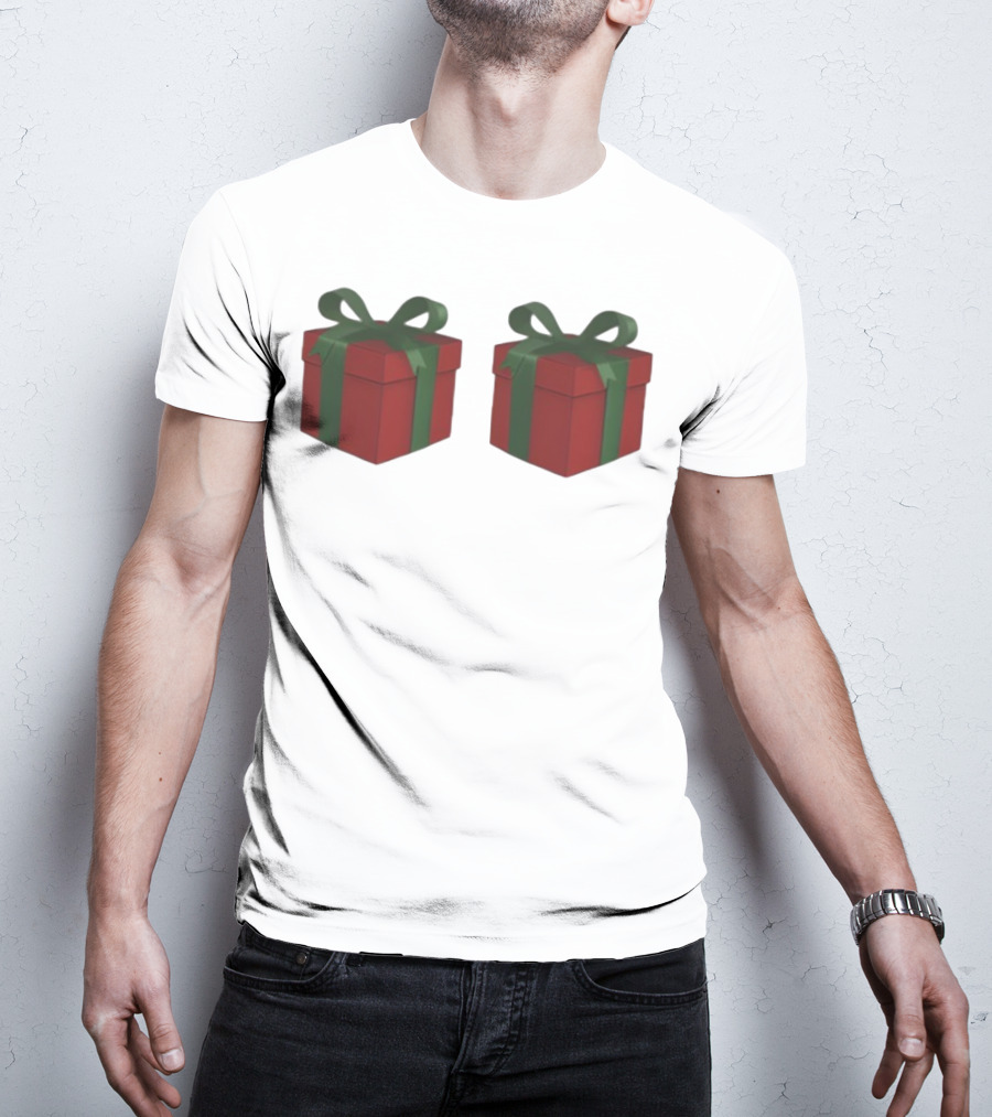 Just Here For The Presents Gifts Holiday Humor T-Shirt