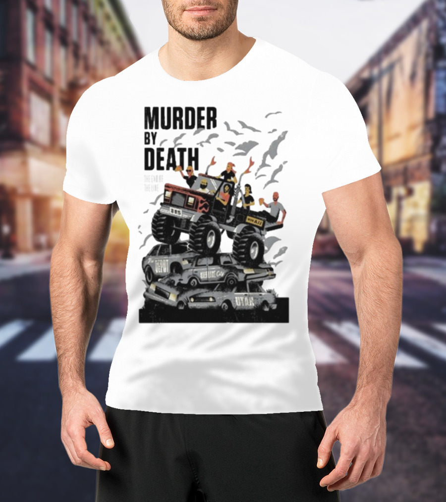 Murder By Death October 19 2025 Salt Lake City Tour Utah Depot Event Monster Truck Illustration T-Shirt