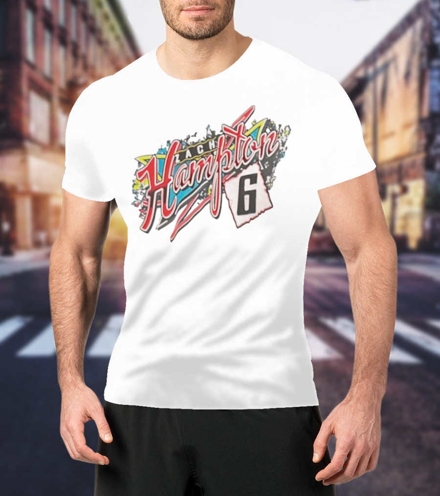 Zach Hampton 6 Vibrant Indiana Style Retro Graffiti T-Shirt