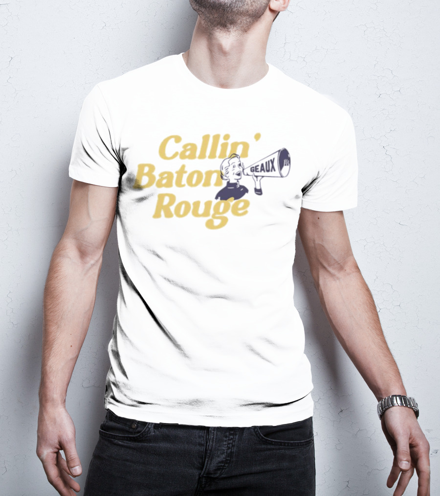 Callin’ Baton Rouge Geaux Megaphone Icon T-Shirt