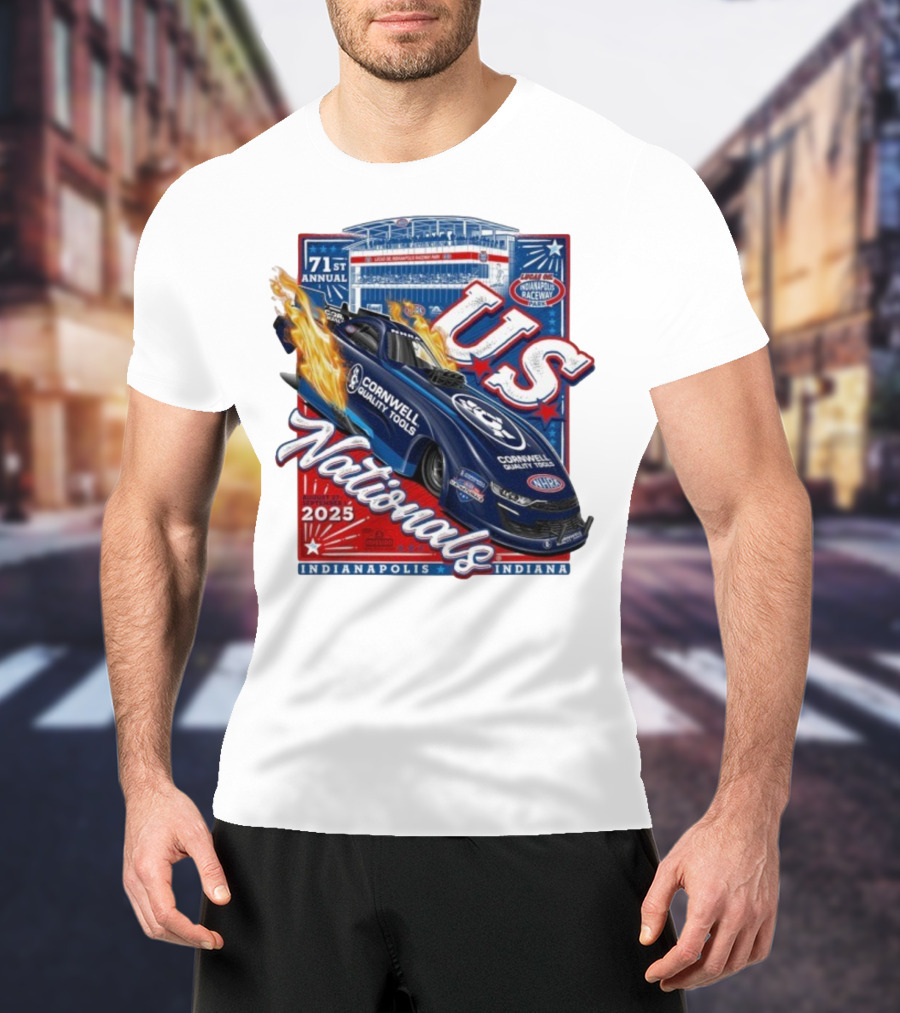71st Annual Cornwell Quality Tools U.S. Nationals 2025 Indianapolis Raceway Park Indiana Event T-Shirt