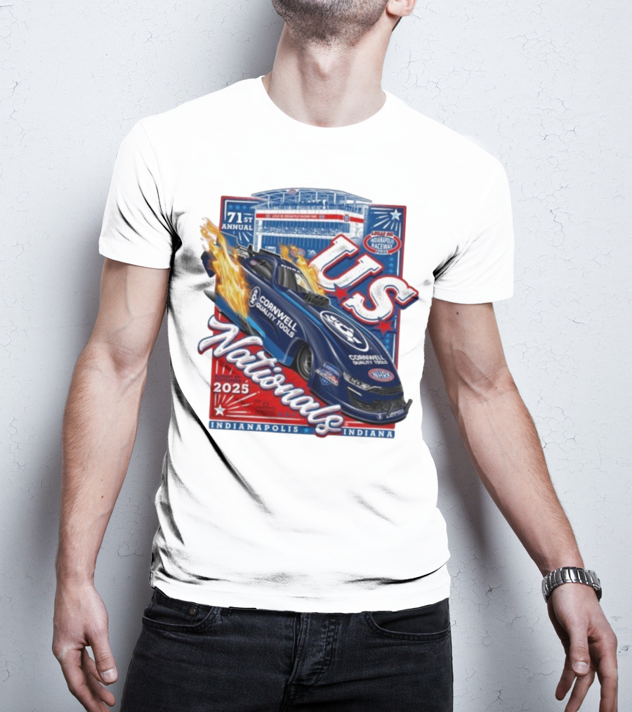 71st Annual Cornwell Quality Tools U.S. Nationals 2025 Indianapolis Raceway Park Indiana Event T-Shirt