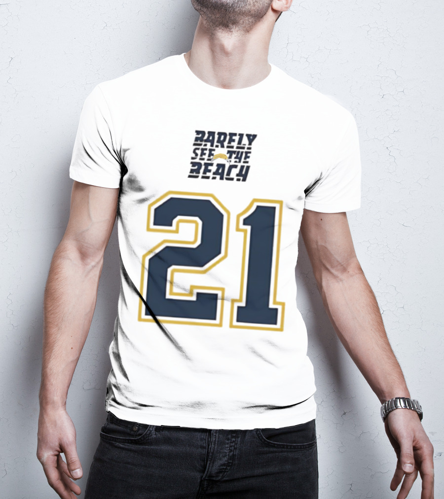 LaDainian Tomlinson San Diego Chargers 21 Barely See The Beach T-Shirt