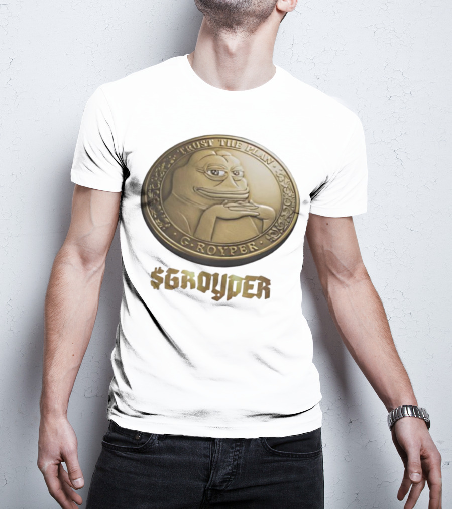 Pepe Frog Trust The Plan Groyper Coin T-Shirt