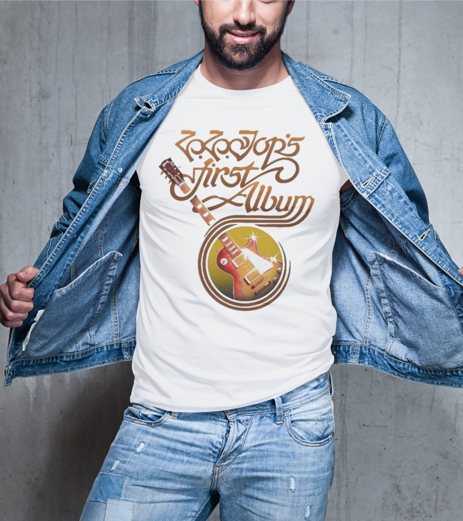 ZZ Top's First Album Guitar Art Retro Style T-Shirt