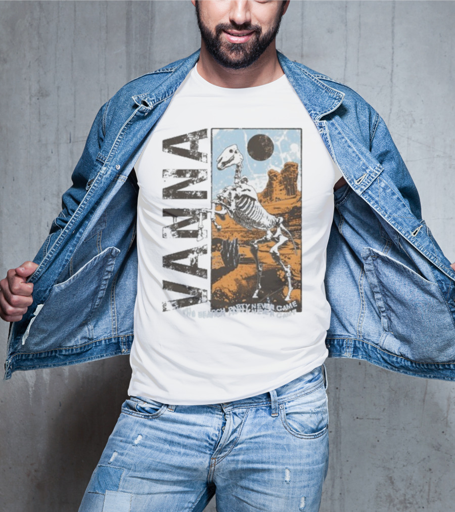 Vanna The Search Party Never Came Skeleton Desert Landscape T-Shirt