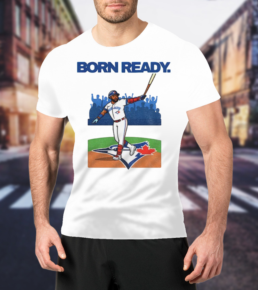 Vladimir Guerrero Jr. Born Ready Toronto Blue Jays MLB Baseball Player T-Shirt