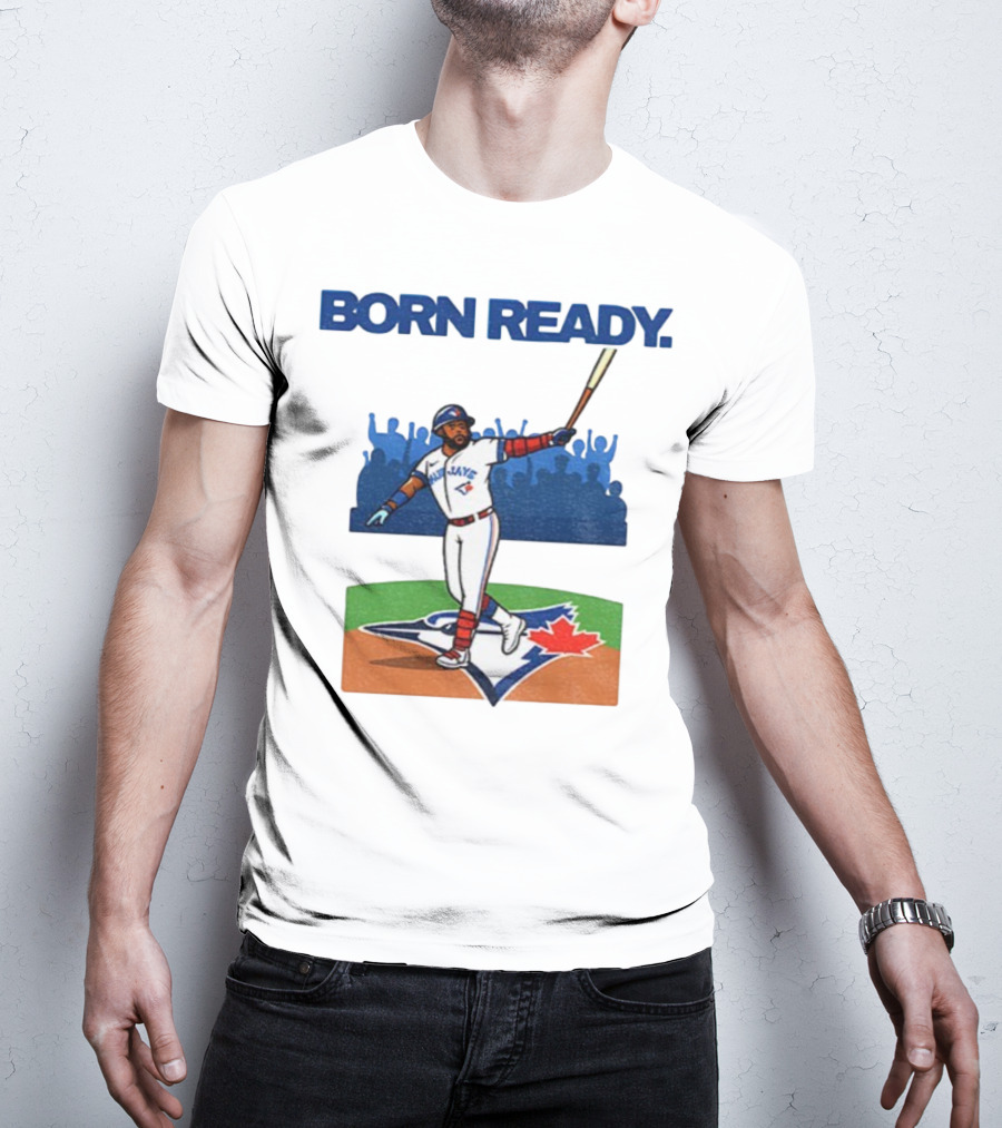 Vladimir Guerrero Jr. Born Ready Toronto Blue Jays MLB Baseball Player T-Shirt