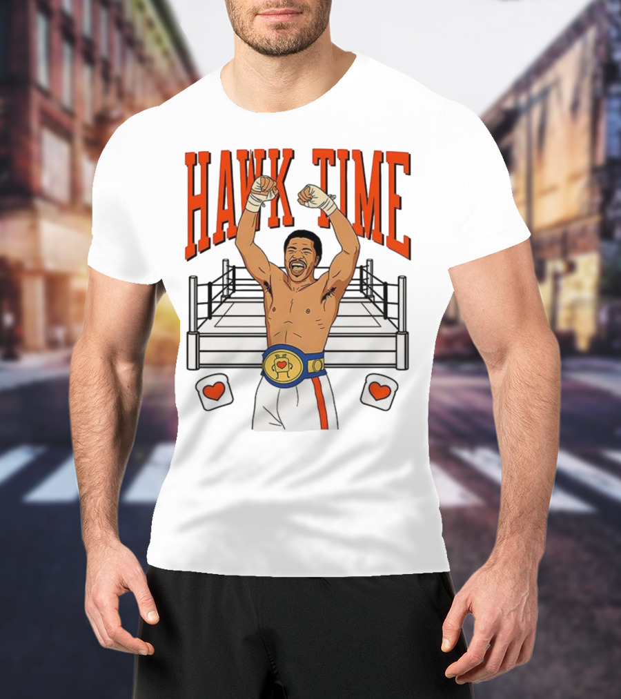 Hawk Time Aaron Pryor Champion Boxer Ring Victory T-Shirt