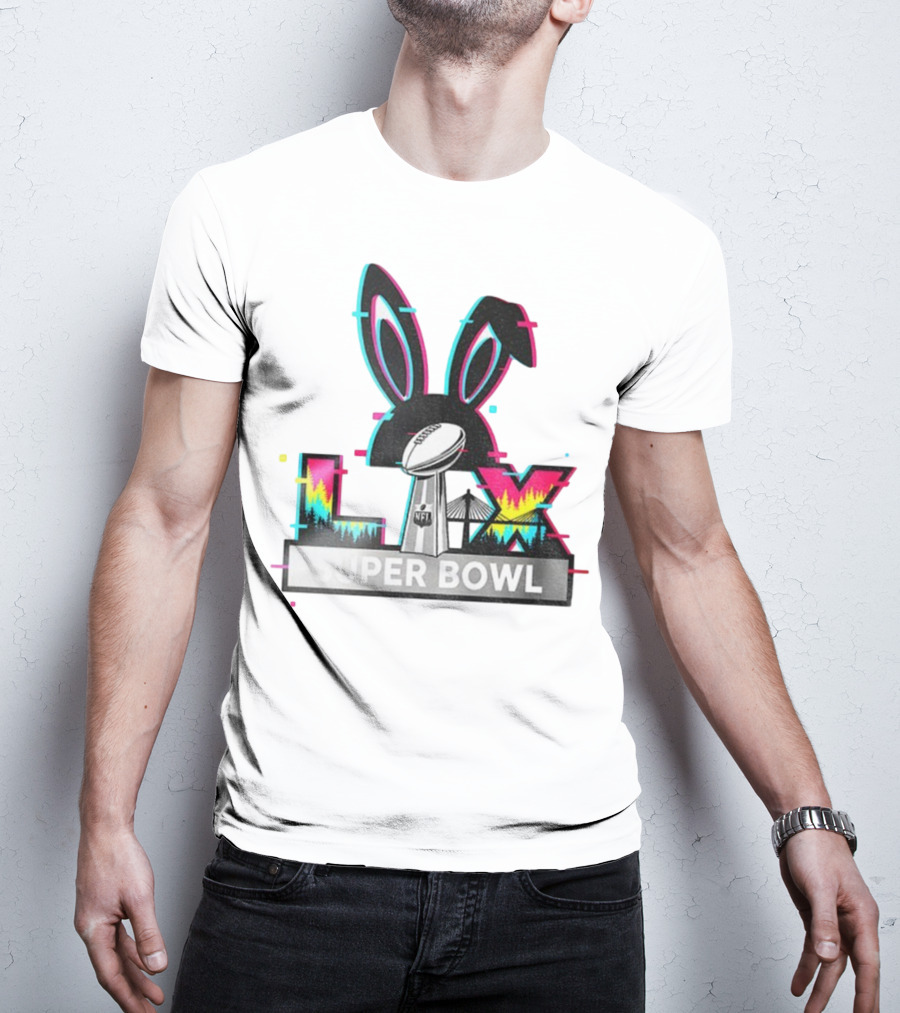 Bad Bunny LVI Super Bowl NFL Halftime Show LAX Stadium T-Shirt
