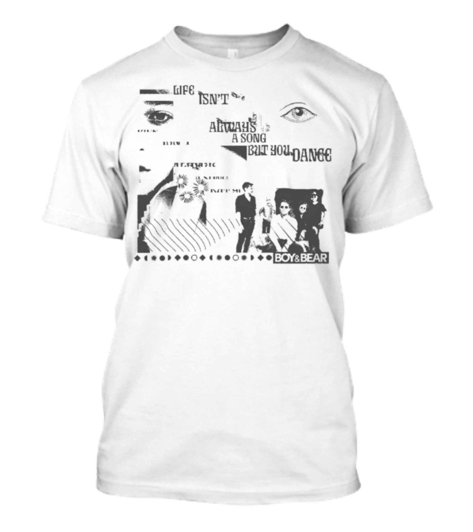 Boy & Bear Life Isn’t Always A Song But You Dance Eye Artwork T-Shirt