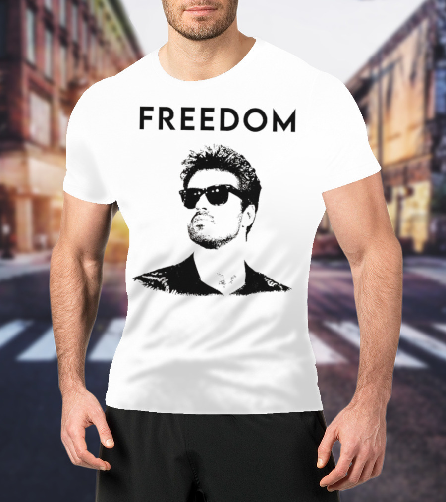 George Michael Freedom Retro Tribute T-Shirt