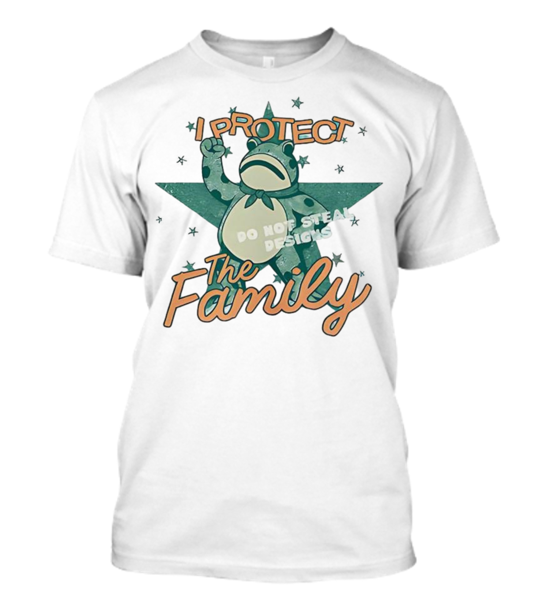 I Protect The Family Frog Star Meme T-Shirt