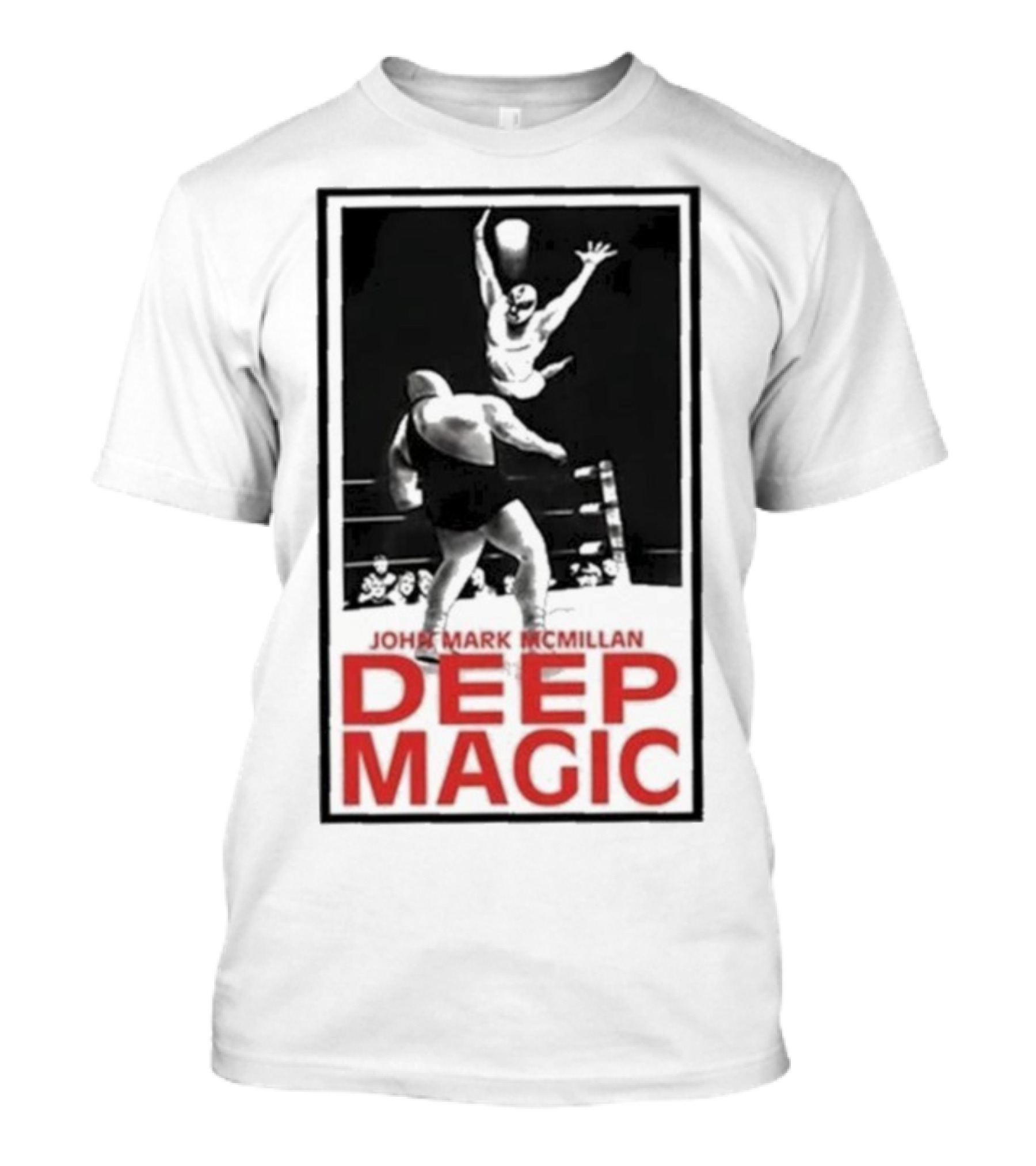 John Mark McMillan Deep Magic Wrestling Illustration T-Shirt