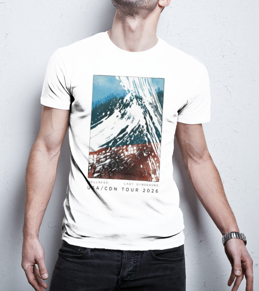 Wellness Last Dinosaurs USA CDN Tour 2026 T-Shirt