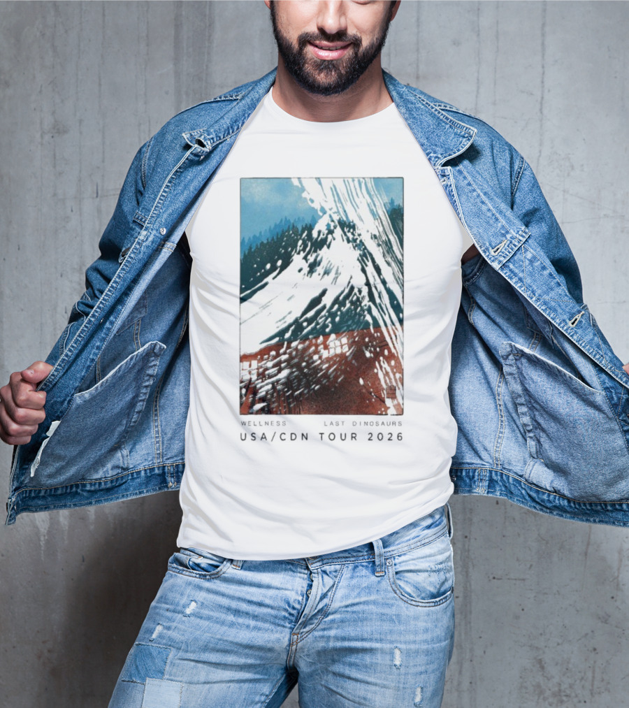 Wellness Last Dinosaurs USA CDN Tour 2026 T-Shirt