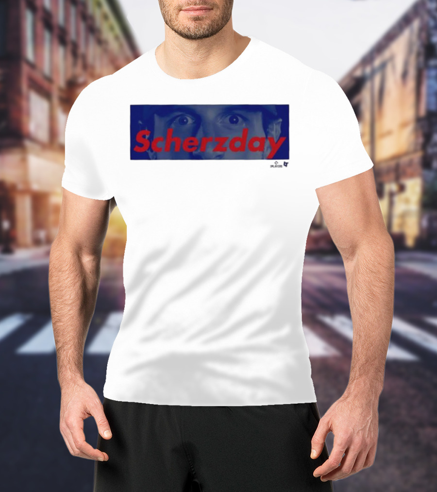Max Scherzer Scherzday Eyes Toronto Blue Jays T-Shirt