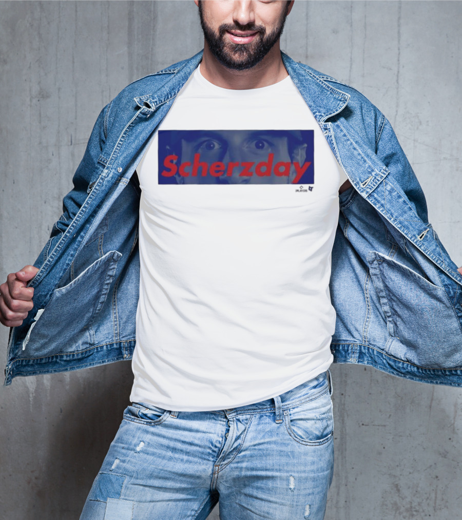 Max Scherzer Scherzday Eyes Toronto Blue Jays T-Shirt