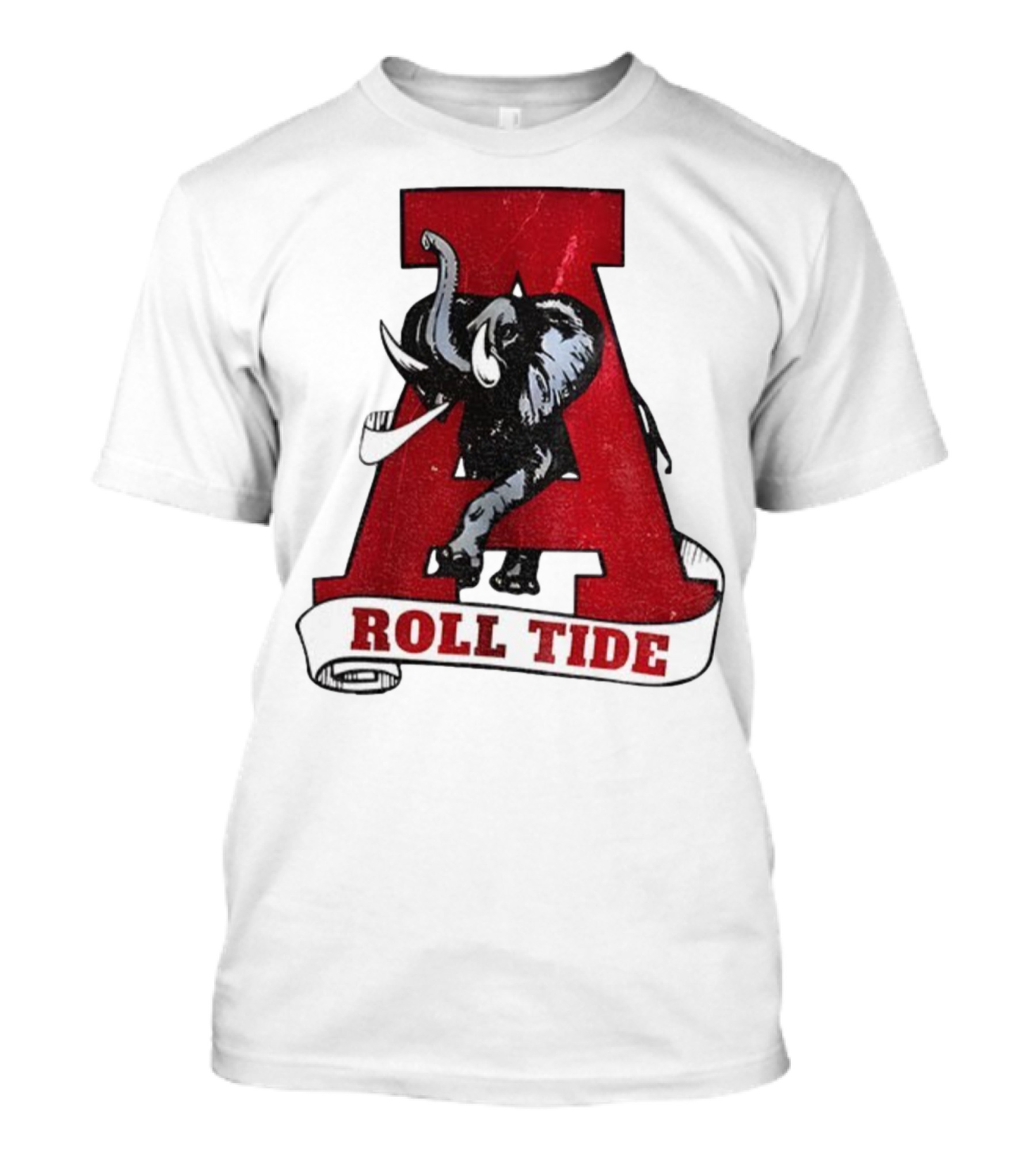 Vintage Roll Tide Alabama Crimson Tide Elephant Retro A T-Shirt