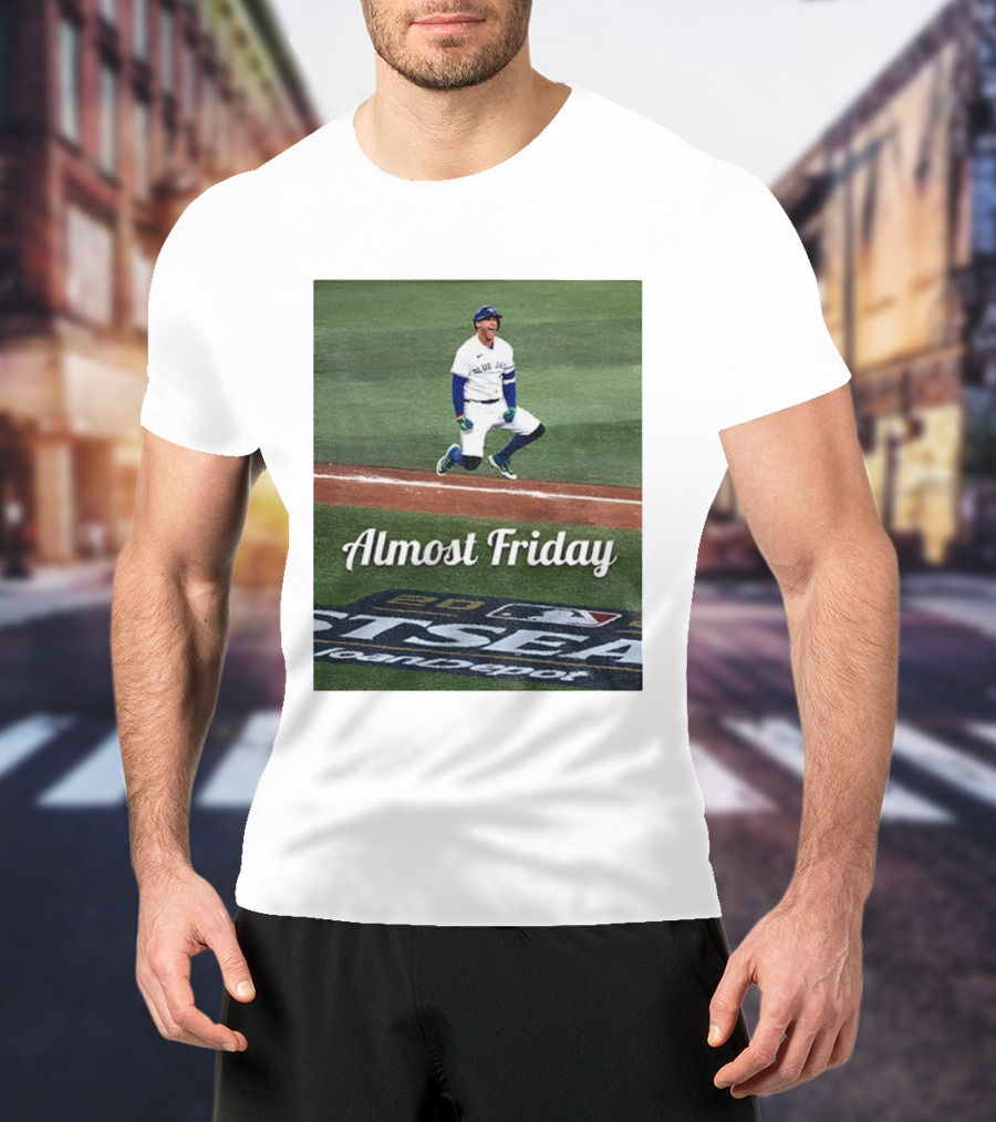 Almost Friday George Springer Jump Toronto Blue Jays Baseball Playoffs T-Shirt