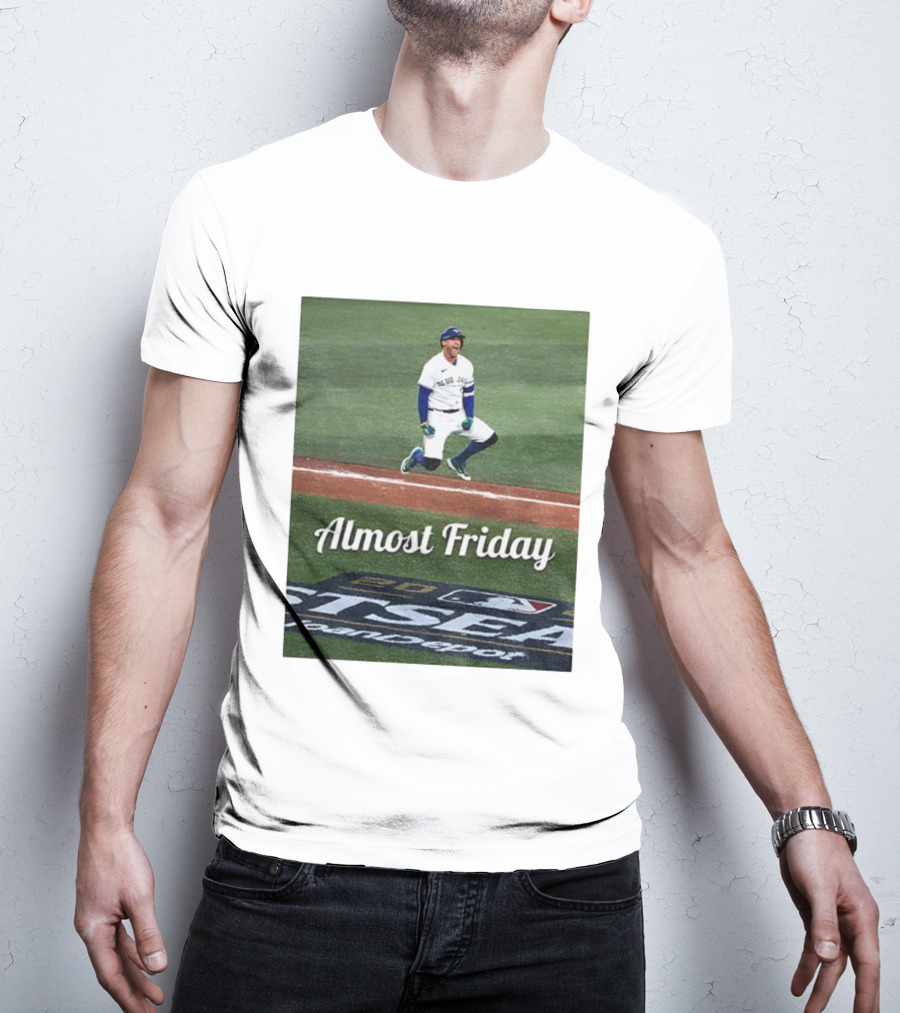 Almost Friday George Springer Jump Toronto Blue Jays Baseball Playoffs T-Shirt