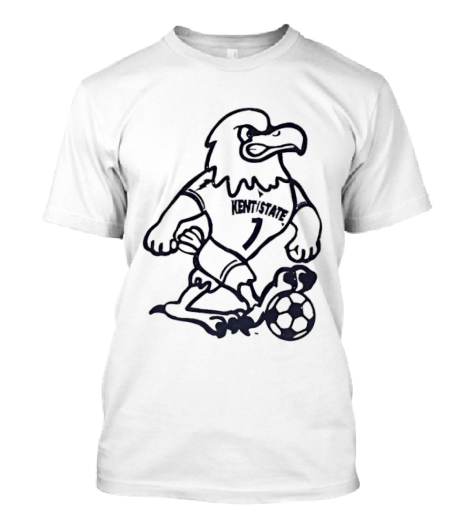 Kent State Eagle Soccer Mascot T-Shirt