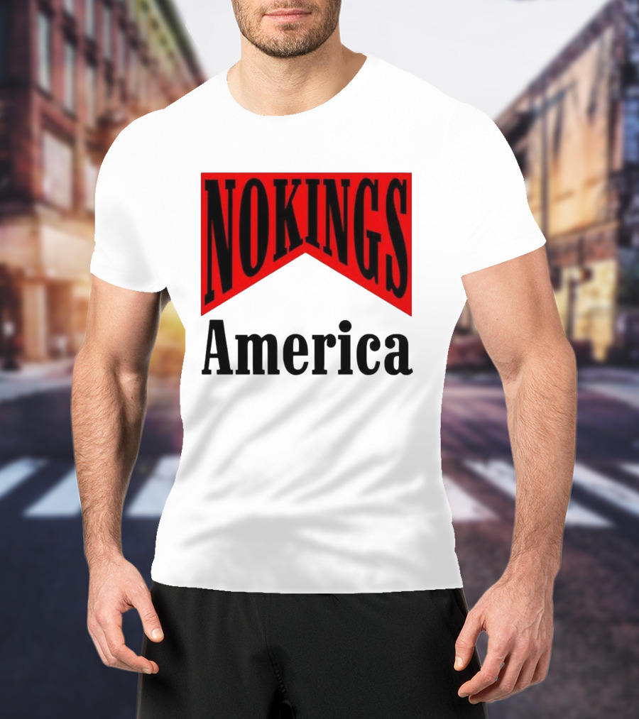 NOKINGS America Medicine Packaging Sarcastic Fashion T-Shirt