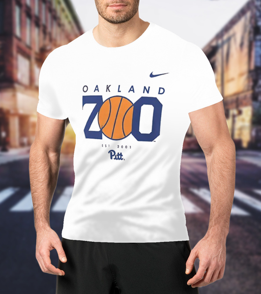 Pitt Oakland Zoo Basketball 2025 Est 2001 Nike T-Shirt