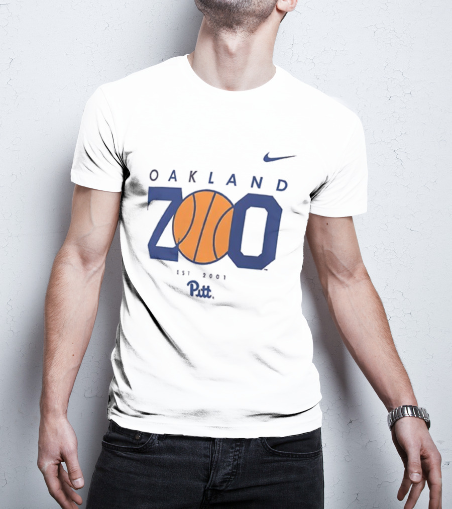 Pitt Oakland Zoo Basketball 2025 Est 2001 Nike T-Shirt