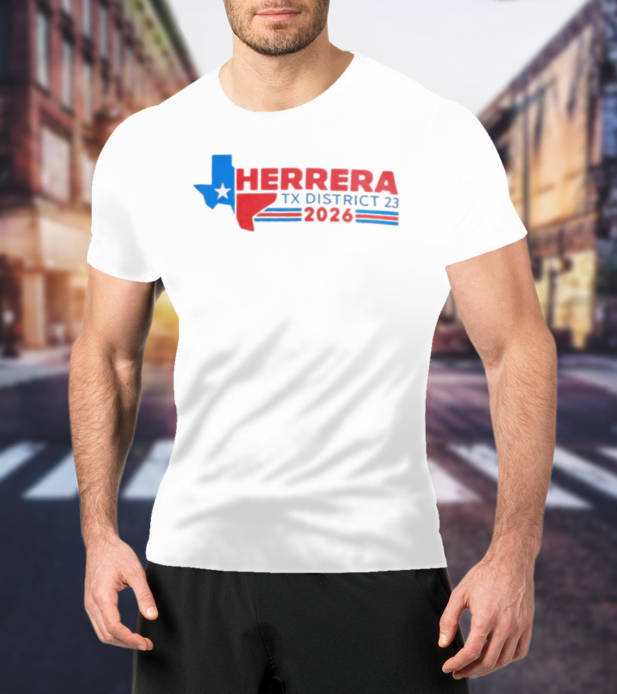 Herrera TX District 23 2026 Texas State Star T-Shirt