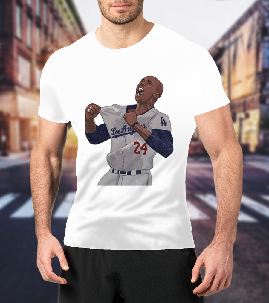 Los Angeles Mamba 24 Dodgers Iconic Tribute T-Shirt