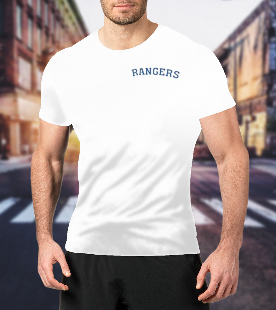 Vintage New York Rangers Retro Style Wordmark T-Shirt