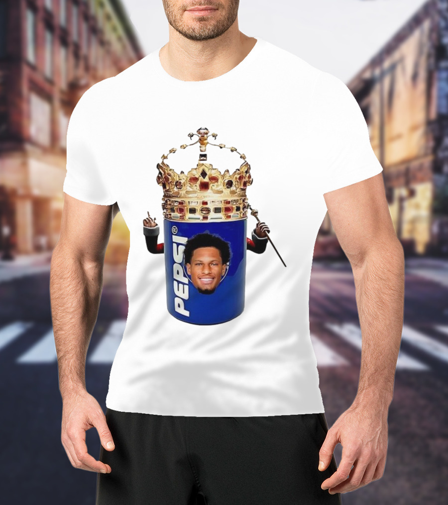Oronde Gadsden Pepsi Crown Los Angeles Chargers King Parody T-Shirt