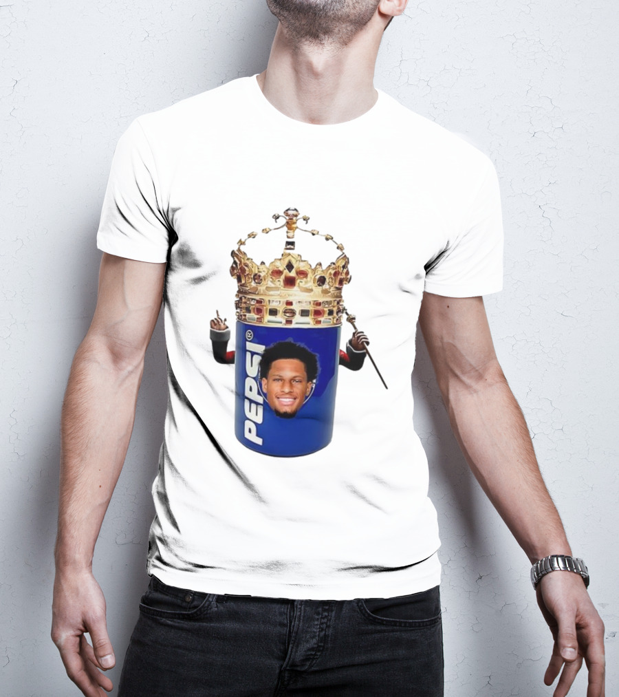 Oronde Gadsden Pepsi Crown Los Angeles Chargers King Parody T-Shirt