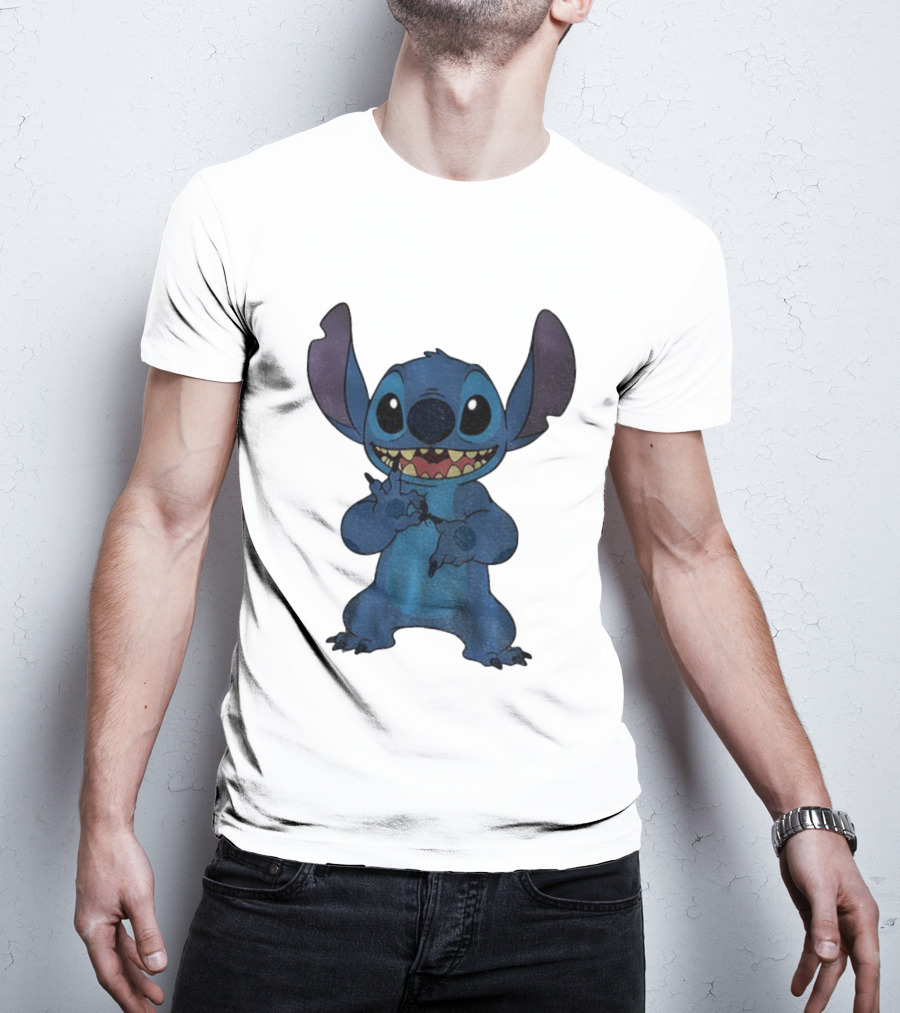 Six Seven 6 7 Meme Funny Stitch Hands Character T-Shirt