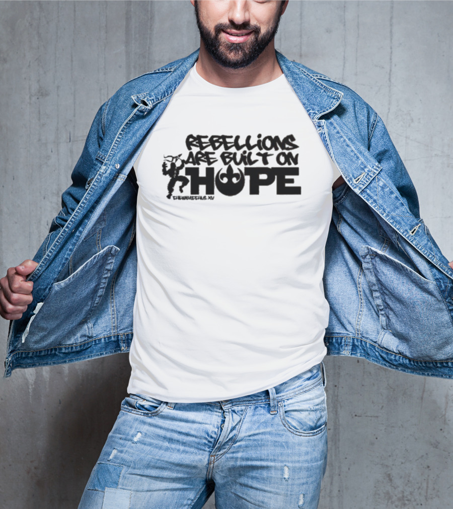 Chewbacchus Rebellions Are Built On Hope Fleur De Lis Mardi Gras Theme T-Shirt