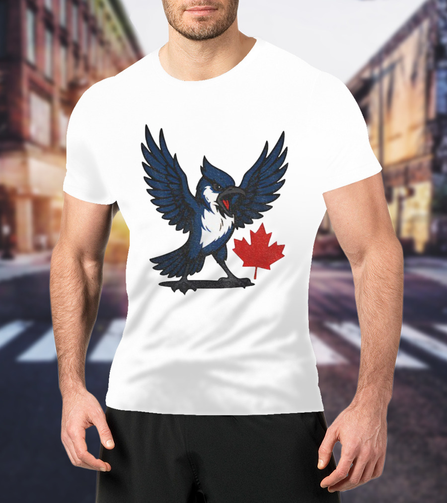 Toronto Blue Jays Canadian Blue Jay Go Jays Maple Leaf T-Shirt