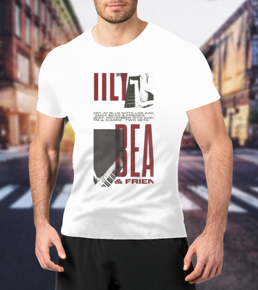 Emily Bear And Friends Live Performance November 10 2025 Blue Note Los Angeles T-Shirt