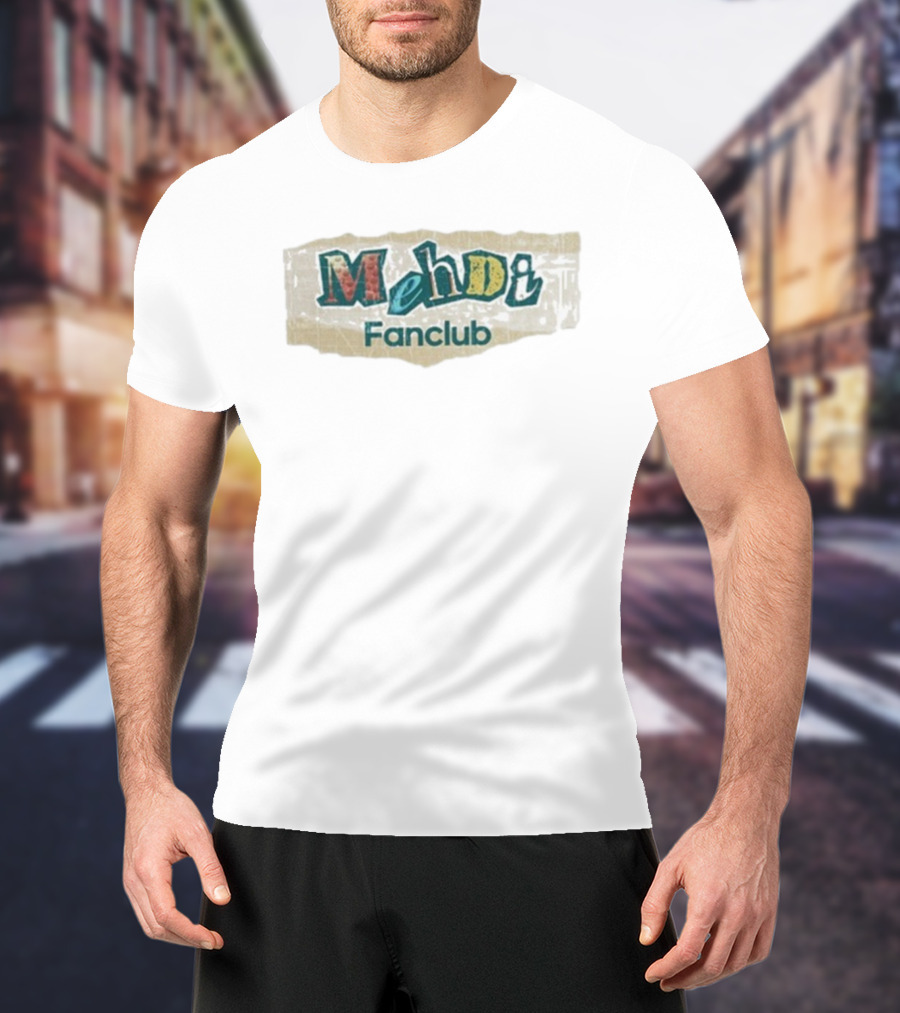 Star Academy Mehdi Colorful Fanclub Retro Style T-Shirt